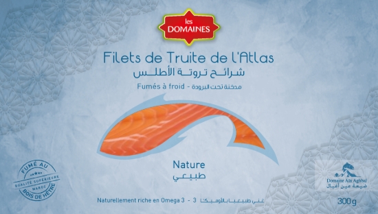 Image de Filet de truite fumée nature - (200g)