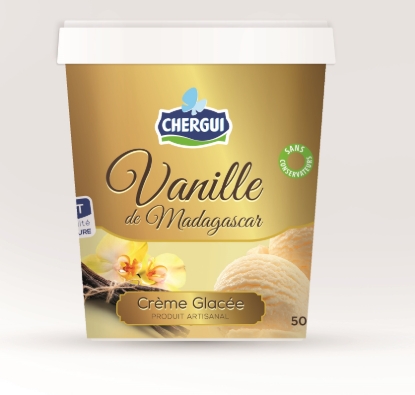Image de Crème glacée vanille de Madagascar (500g)