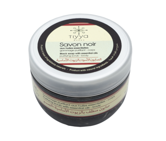 Image de Savon noir aux huiles essentielles TIYYA (250ml)