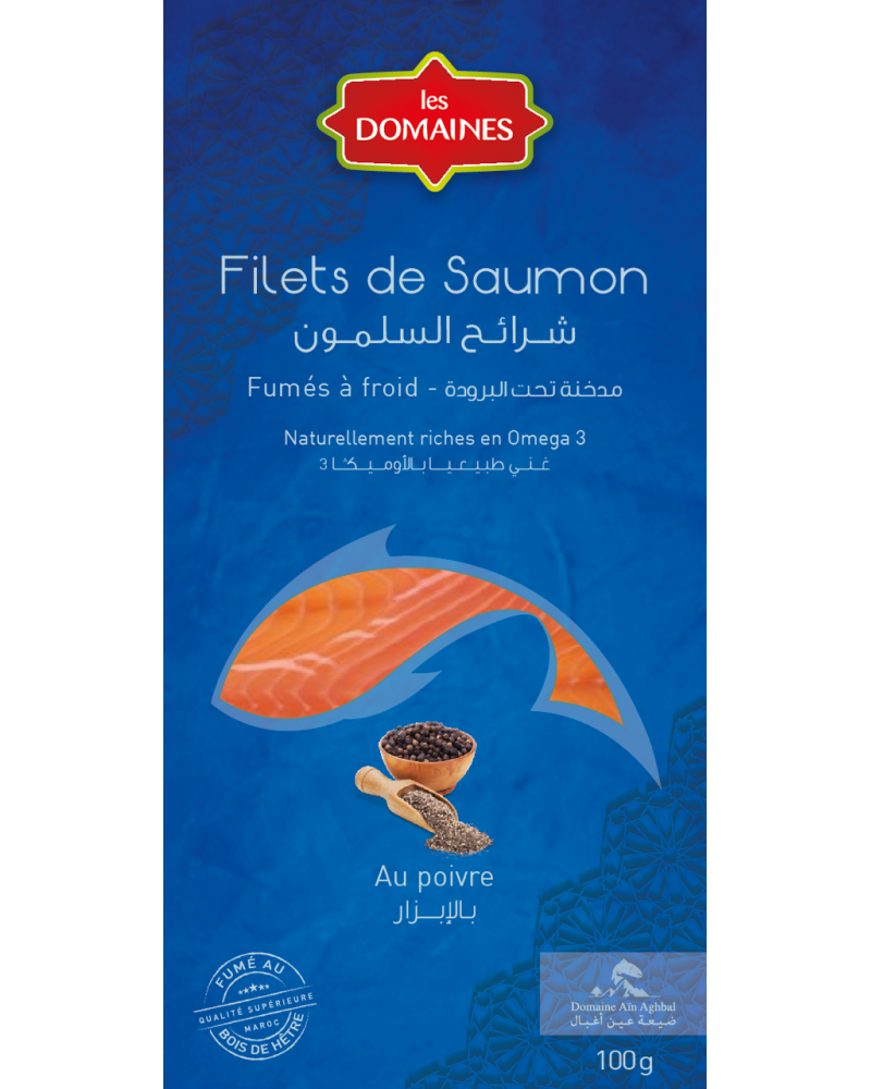 Filet de Saumon fumé au poivre