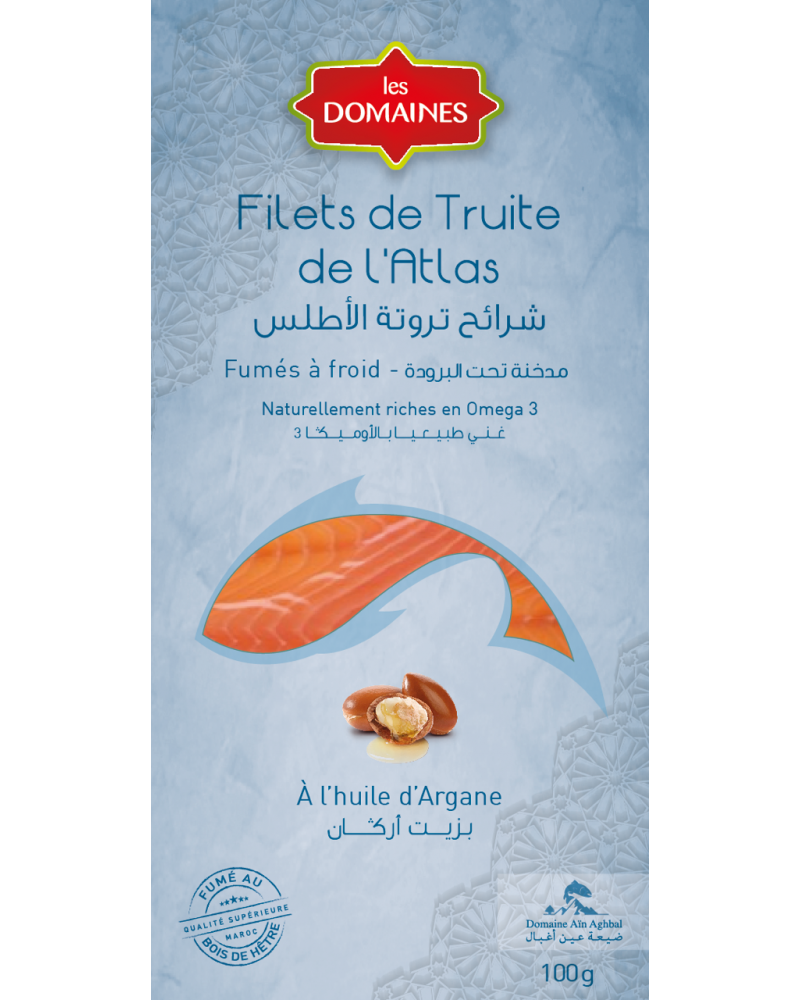 Filet de truite fumée à l'Huile d'Argan