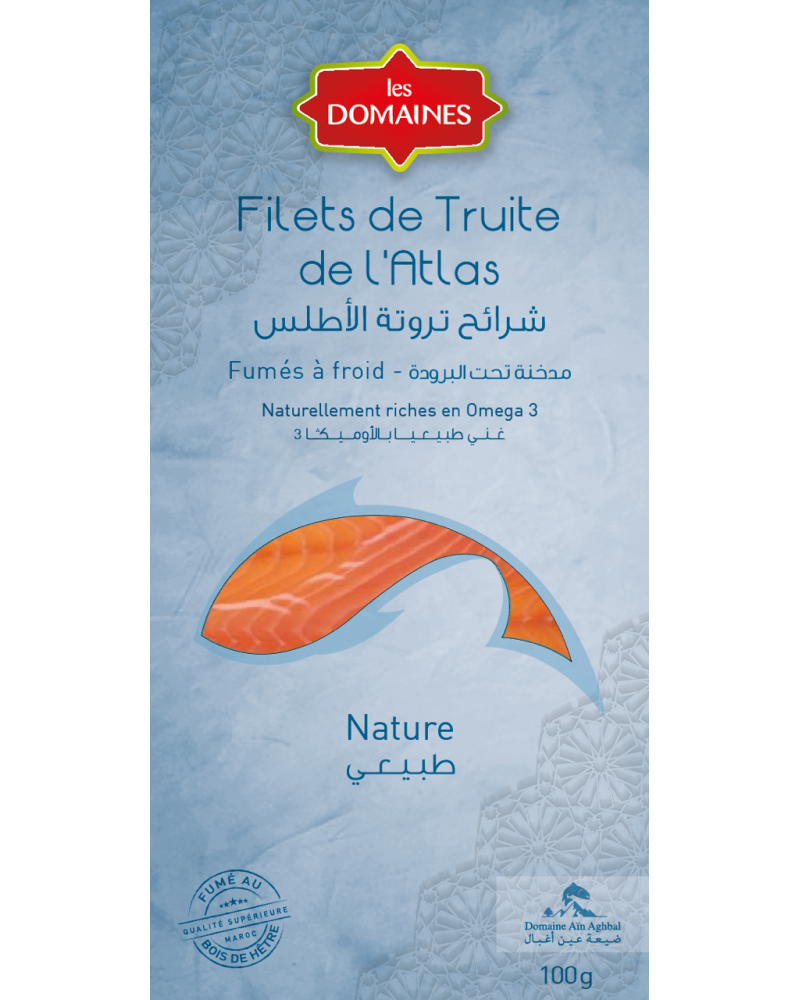 Filet de truite fumée nature