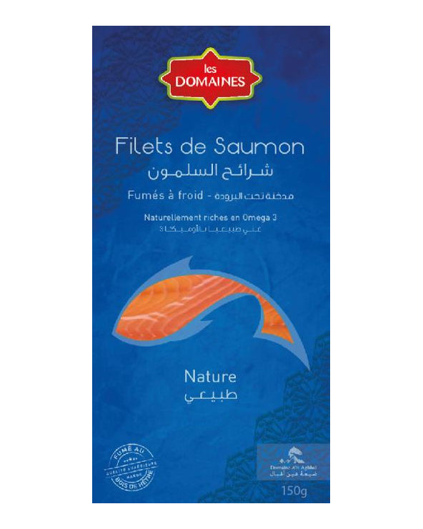 Filet de saumon fumé nature