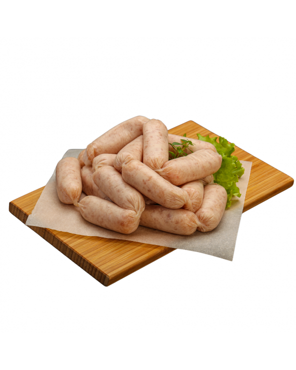 Saucisses de poulet fermier - Premium (500g)